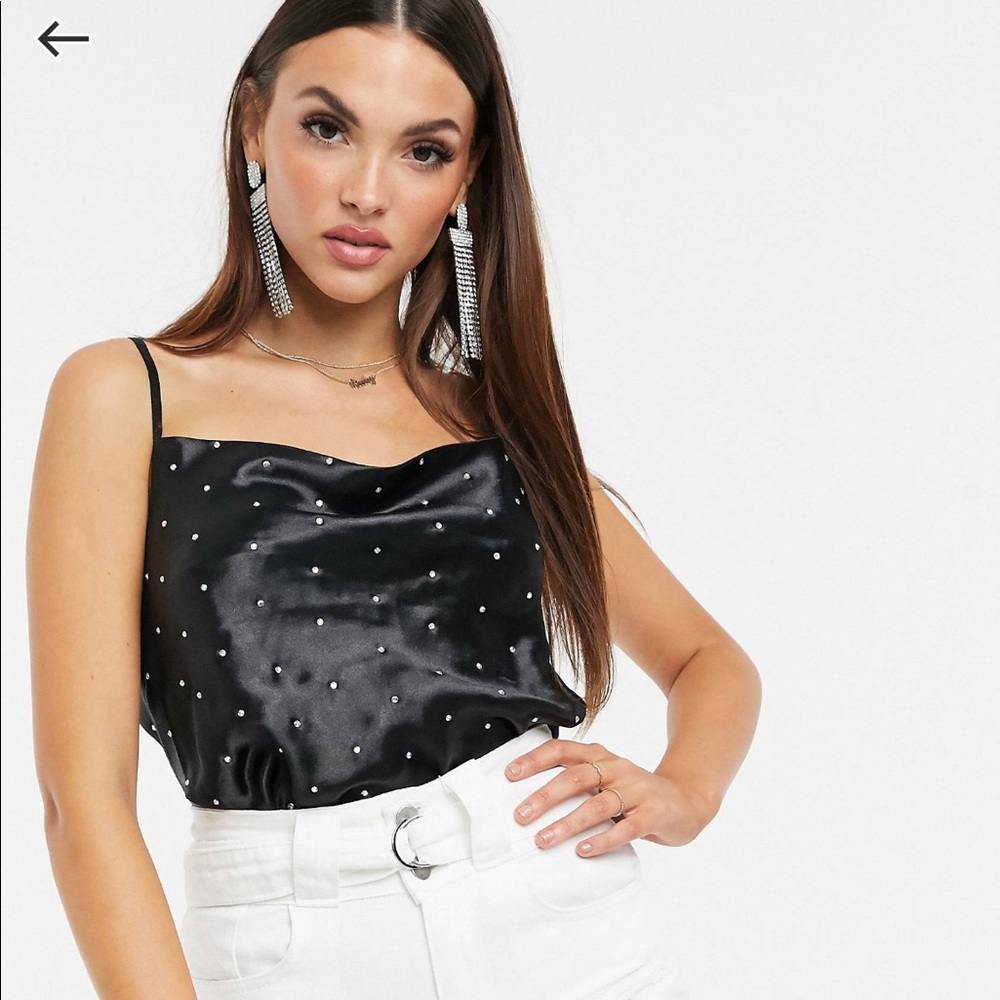 ASOS Silk cowel neck tank